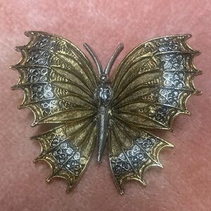 Silver & Bronze Brooch